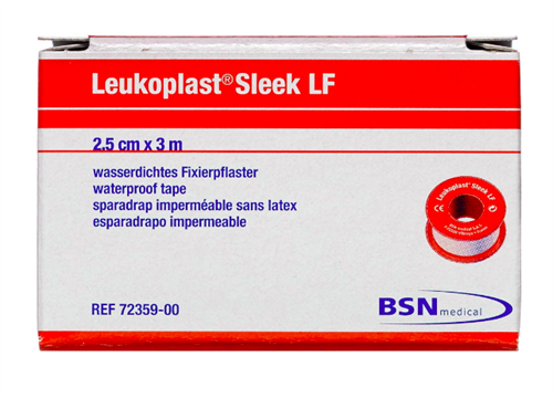 Leukoplast Sleek LF 2,5 cm x 3 m 1 stk (Udløb: 04/2023)